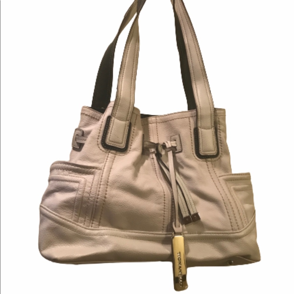 **sale** Tignanello white leather handbag
